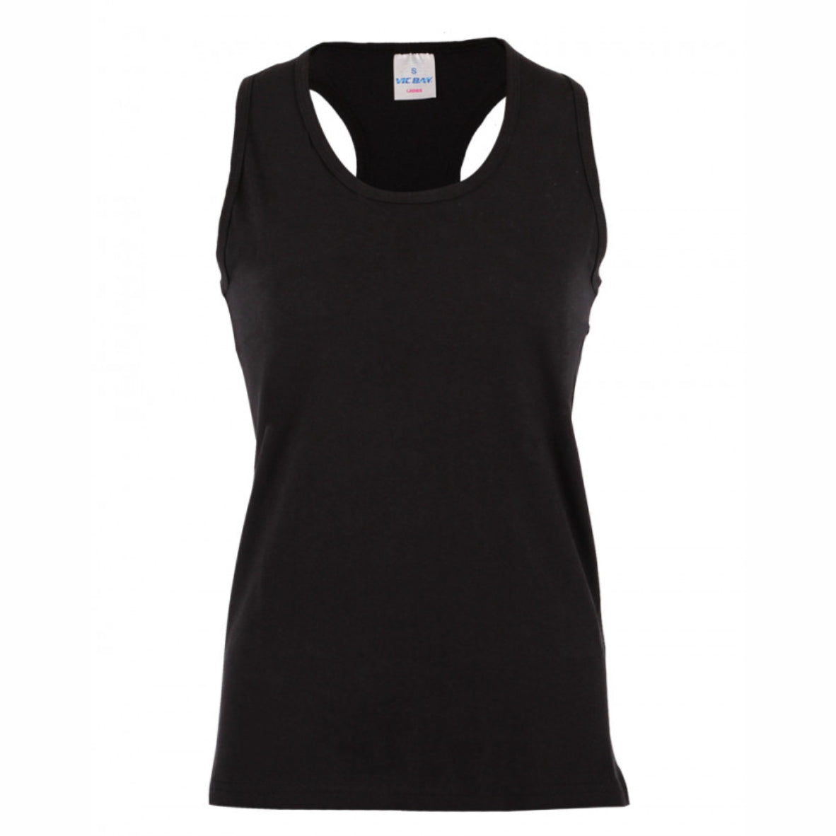 Ladies 100% cotton racerback