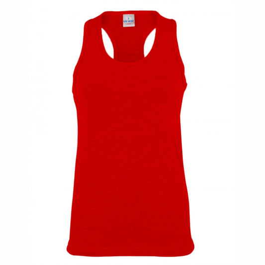 Ladies 100% cotton racerback